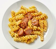 Детская паста с сосисками