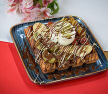 Венские вафли Микс с мороженым