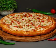 Пицца с курицей