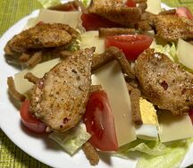 Салат Цезарь с курицей 