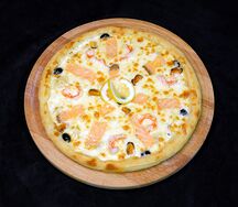Пицца с морепродуктами