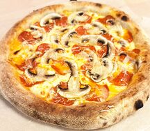 Пицца Пепперони и грибы