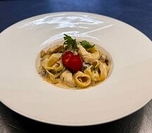Паста Курица с грибами