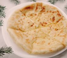 Хычин с картофелем и сыром