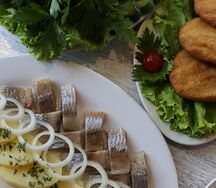 Сельдь с картофелем