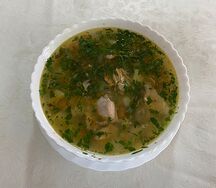 Суп рыбный из семги