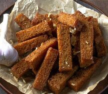 Гренки с чесноком