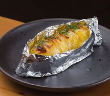 Картофель, запеченный с салом