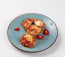 Котлеты из индейки с овощами