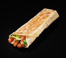 Шаурма с королевскими креветками