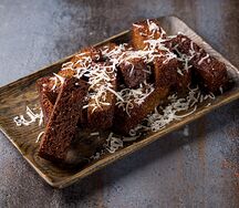 Гренки с пармезаном