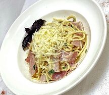 Паста Мидии с креветками