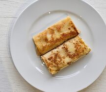 Блины с творогом