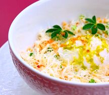 Копченый творог с айоли