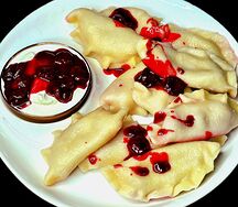 Вареники с вишней 