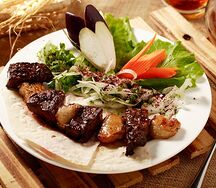 Печень с курдюком