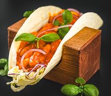 Тако с фасолью