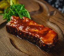 Фермерское свиное ребро в BBQ-глазури