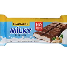 Молочный шоколад без сахара Snaq Fabriq Milk с молочной ореховой пастой 