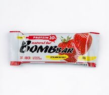 Bombbar Протеиновые батончики без сахара Клубника