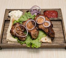 Антрекот из свинины на мангале