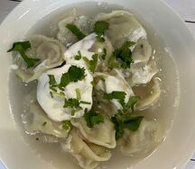 Пельмени домашние Лепим сами с бульоном