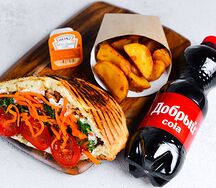 Комбо Донар с говядиной по-деревенски 