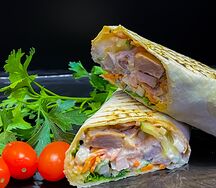 Шаурма со свининой большая