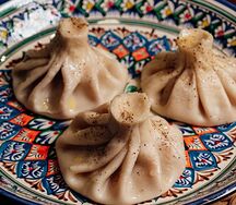 Хинкали с грибами  