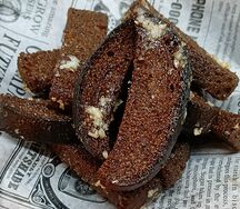 Гренки чесночные