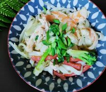 Wok Сливочный Лосось