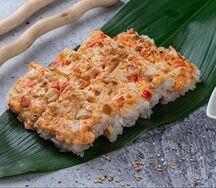 Суши-пицца с морепродуктами 