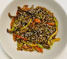 Лапша Wok с говядиной 