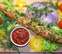 Люля-кебаб из курицы на гриле